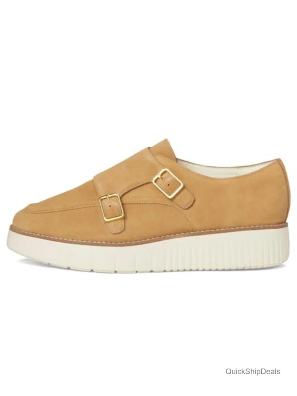 Cole Haan Women's Grand City Platform Monk Strap - Leather Oxford